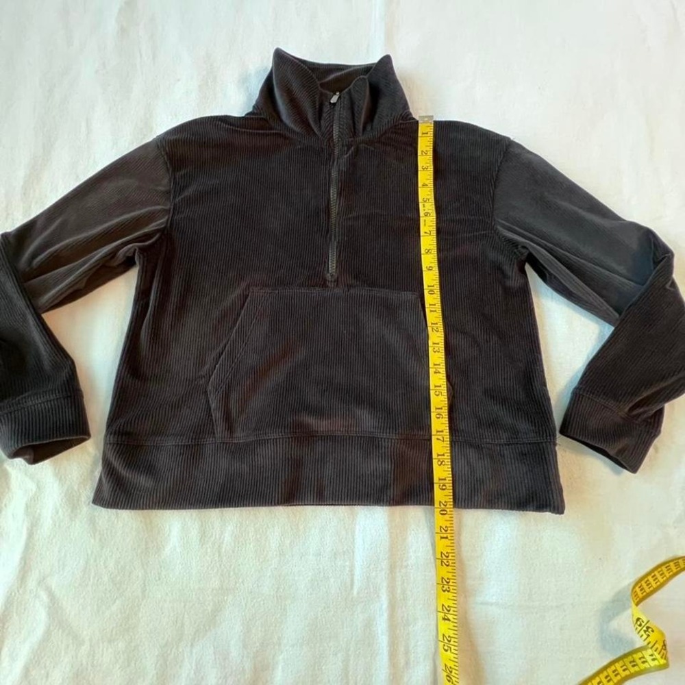 Black Jockey velour half zip sweatshirt Women's size‎ small - Picture 5 of 7